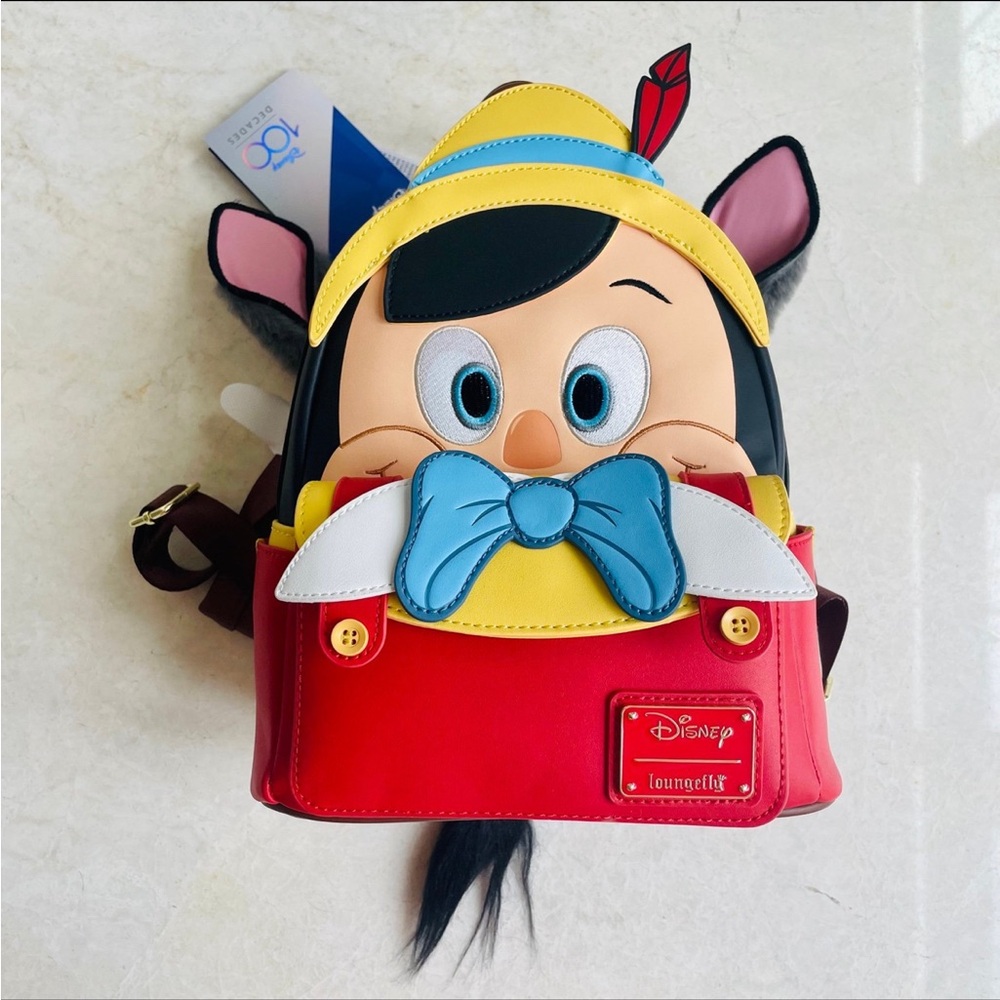 LOUNGEFLY PINOCCHIO Limited Edition Authentic Disney backpack